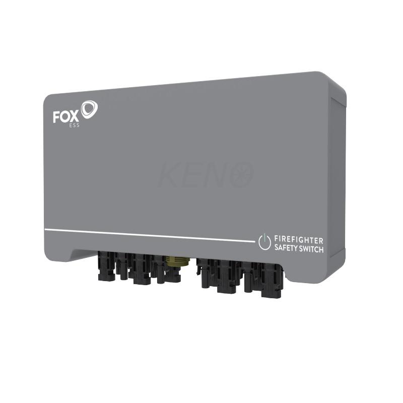 Rozłącznik DC do systemów fotowoltaicznych dla 4 MPPT / FoxESS / 1500DC / Box 4 MPPT / Złącza MC4 / IP66 / Napęd silnikowy / Automatyczne wyłączenie przy temperaturze 70C